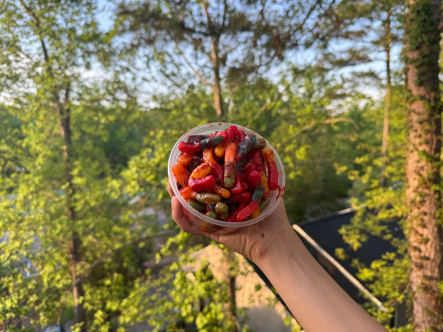 8oz Chamoy Sour Worms Pack