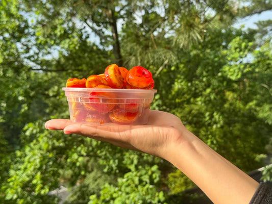 8oz Chamoy Peach Rings